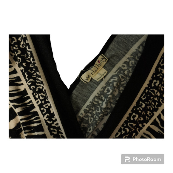 One Clothing Zebra/ Cheetah Deep V Dress/Beach outwear/Casual - Picture 8 of 8